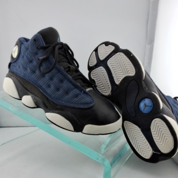 Jordan Kids Shoes in Black and Blue - Picture 3 of 5